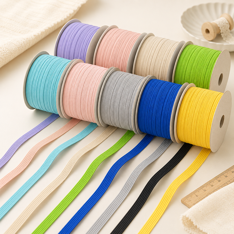 30Meters 6mm Flat Elastic Band - Mask Lanyard Adjustable recension och pris