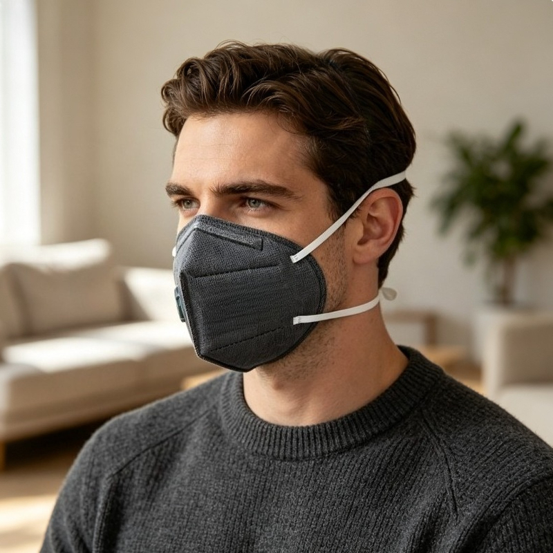 KN95 Facial Mask Activated Car - Dust Mask Construction recension och pris