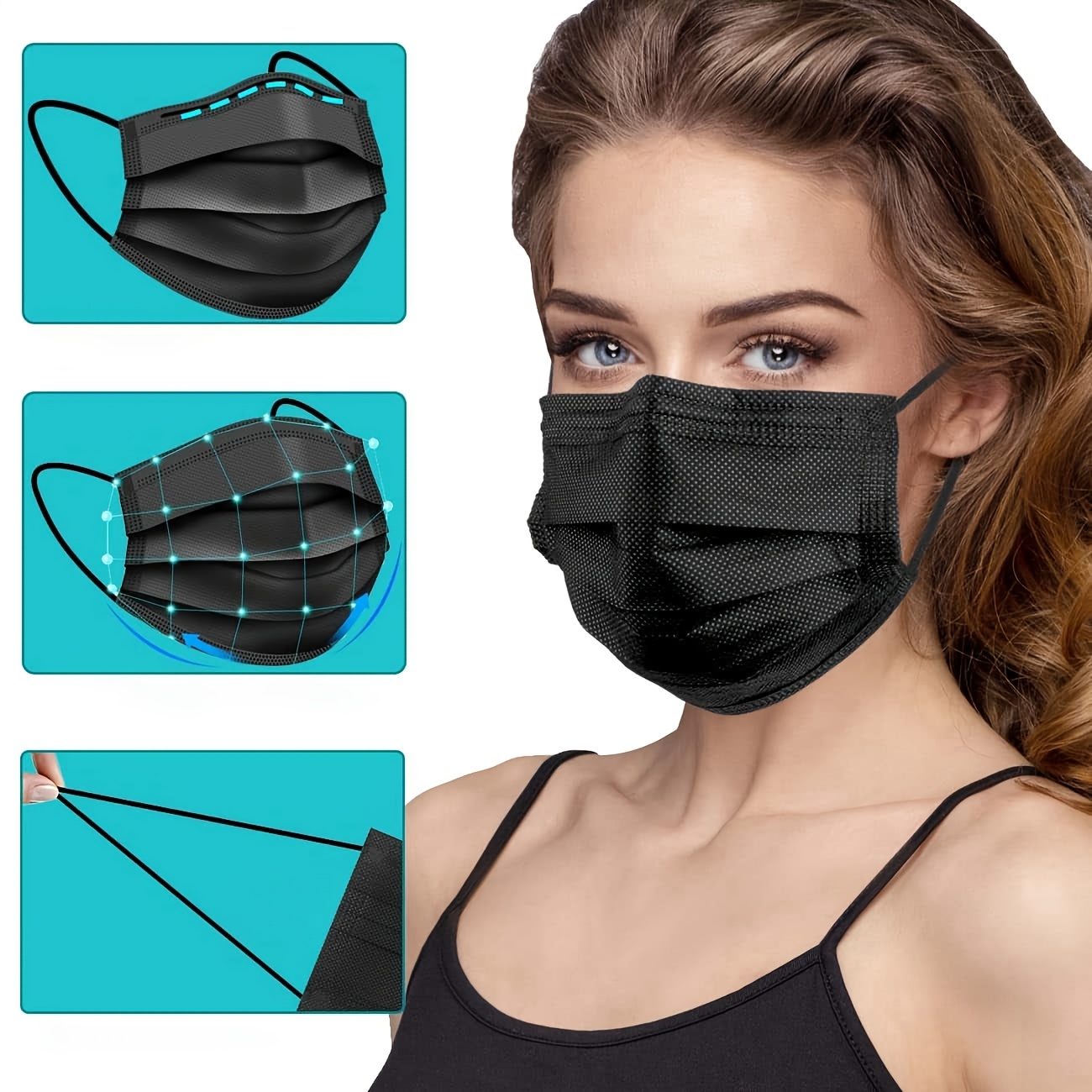 Fast Delivery! 300Pcs Thick Bl - Disposable Surgical Mask recension och pris