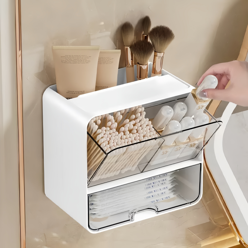 8-Piece Set, One Wall-Mounted  - Face Mask Storage Box recension och pris