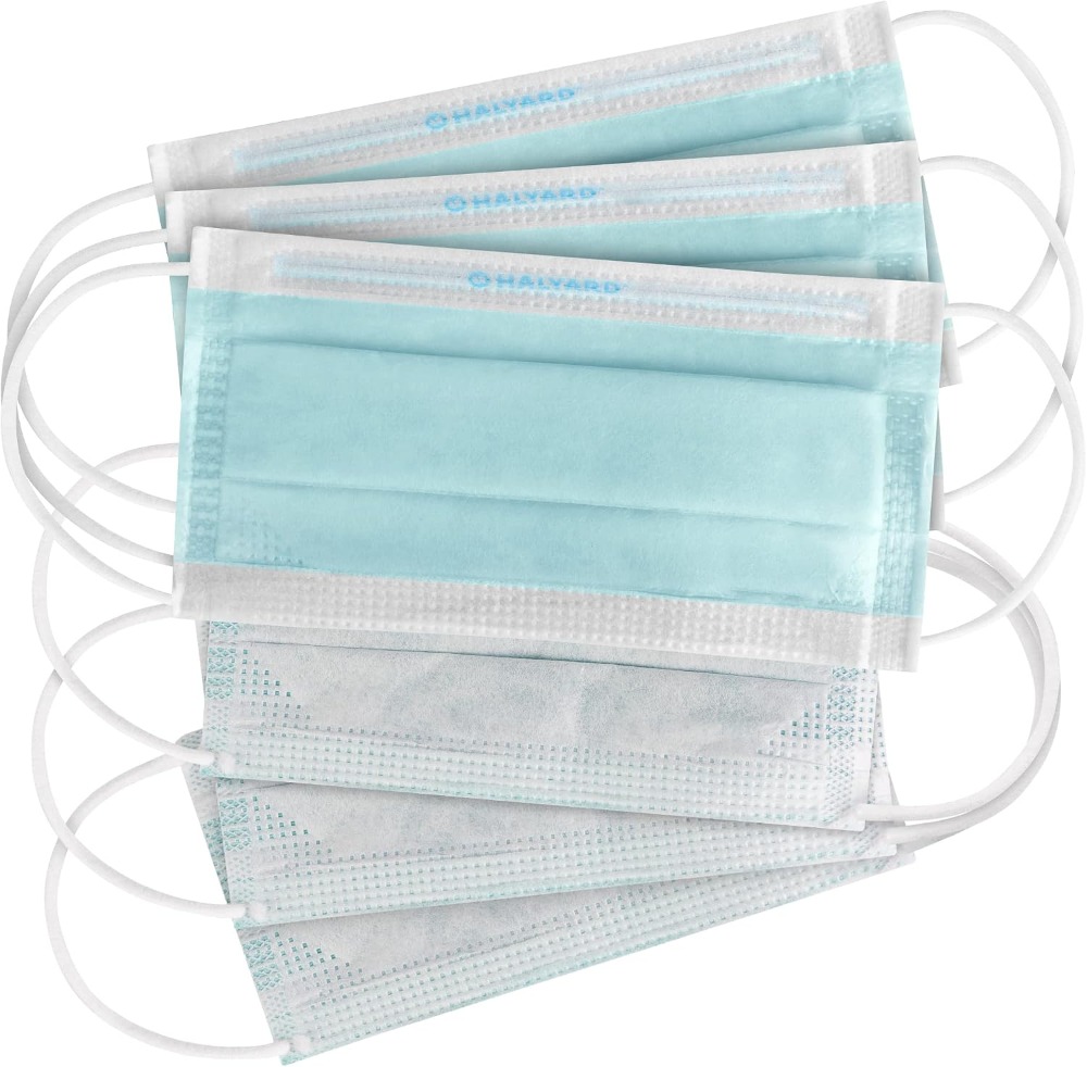 Disposable Procedure Mask with - Disposable Mask Blue recension och pris