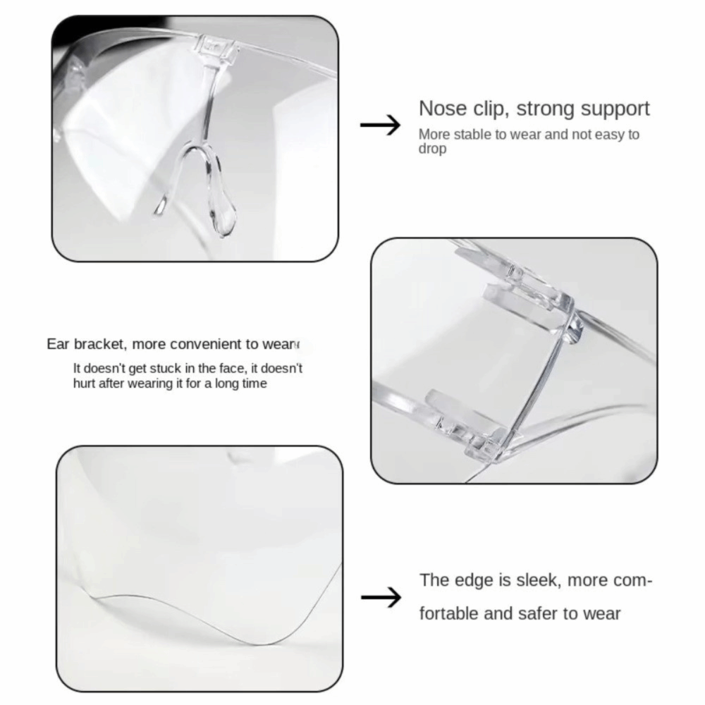 Anti Fog Full Face Mask Transp - Anti Pollution Mask recension och pris