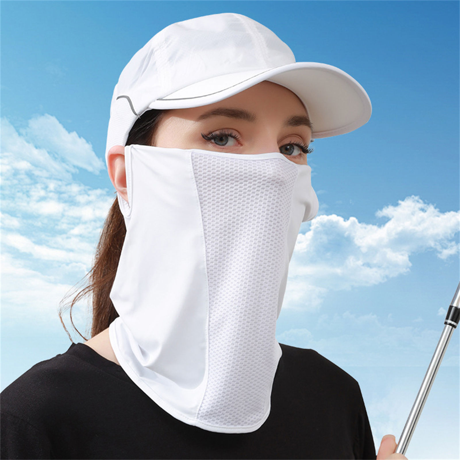 Ice Silk Sun Mask UPF50+ Breat - Sports Mask Breathable recension och pris