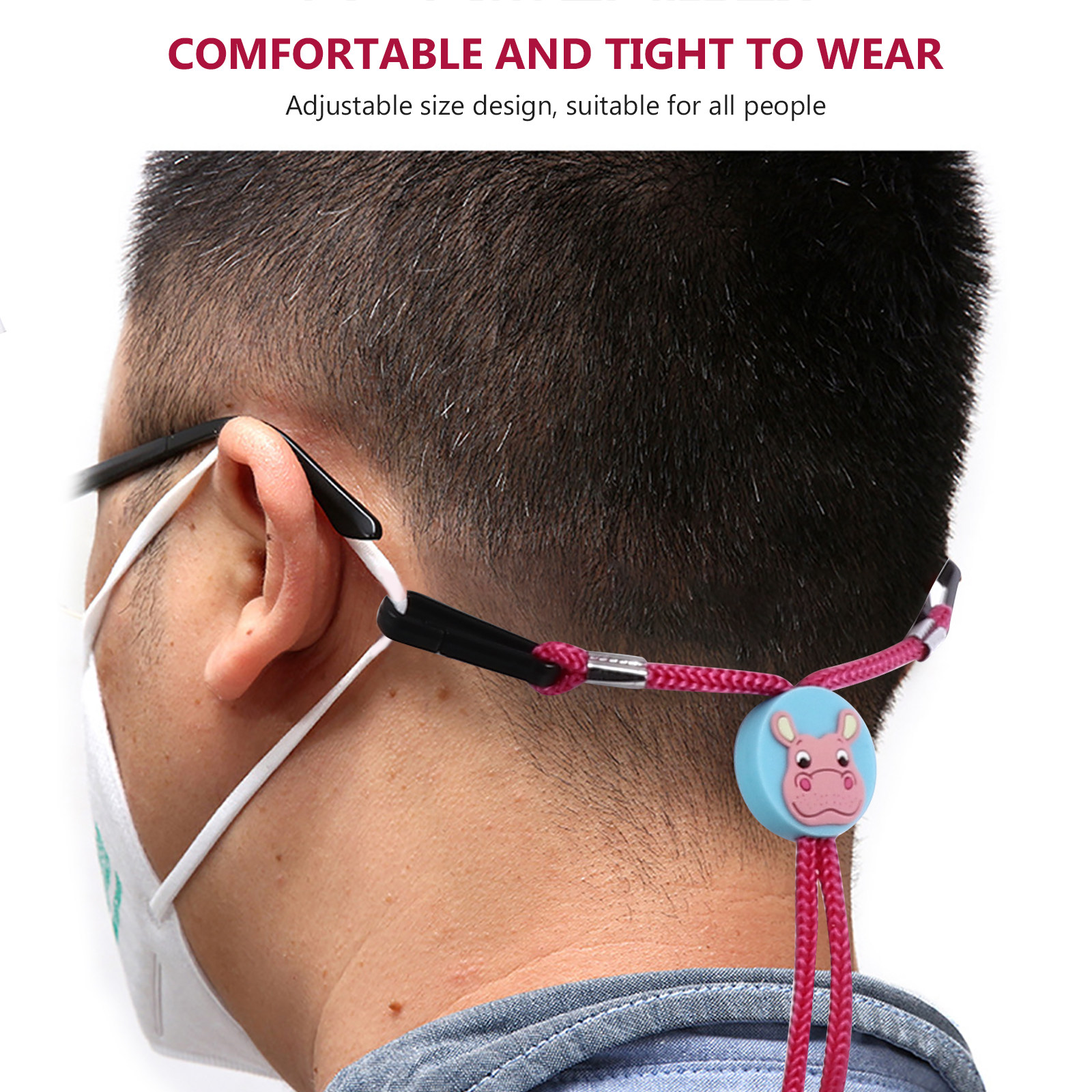 5Pcs Children Face Mask Lanyar - Mask Lanyard Adjustable recension och pris