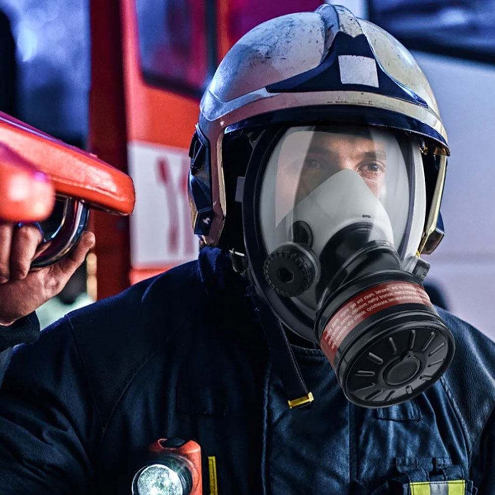 Full face respirator Gas Mask  - Dust Mask Construction recension och pris