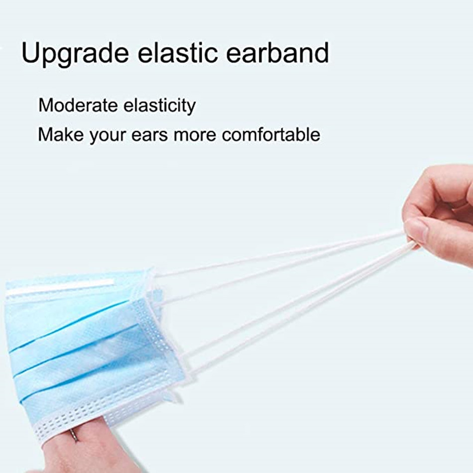 Disposable Nonwove 3 Layer mas - Disposable Surgical Mask recension och pris