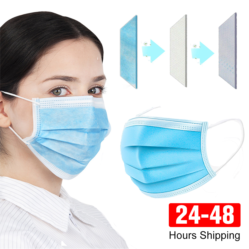 Masks 3-layer Mask Face Masks  - Black Face Mask Pack recension och pris