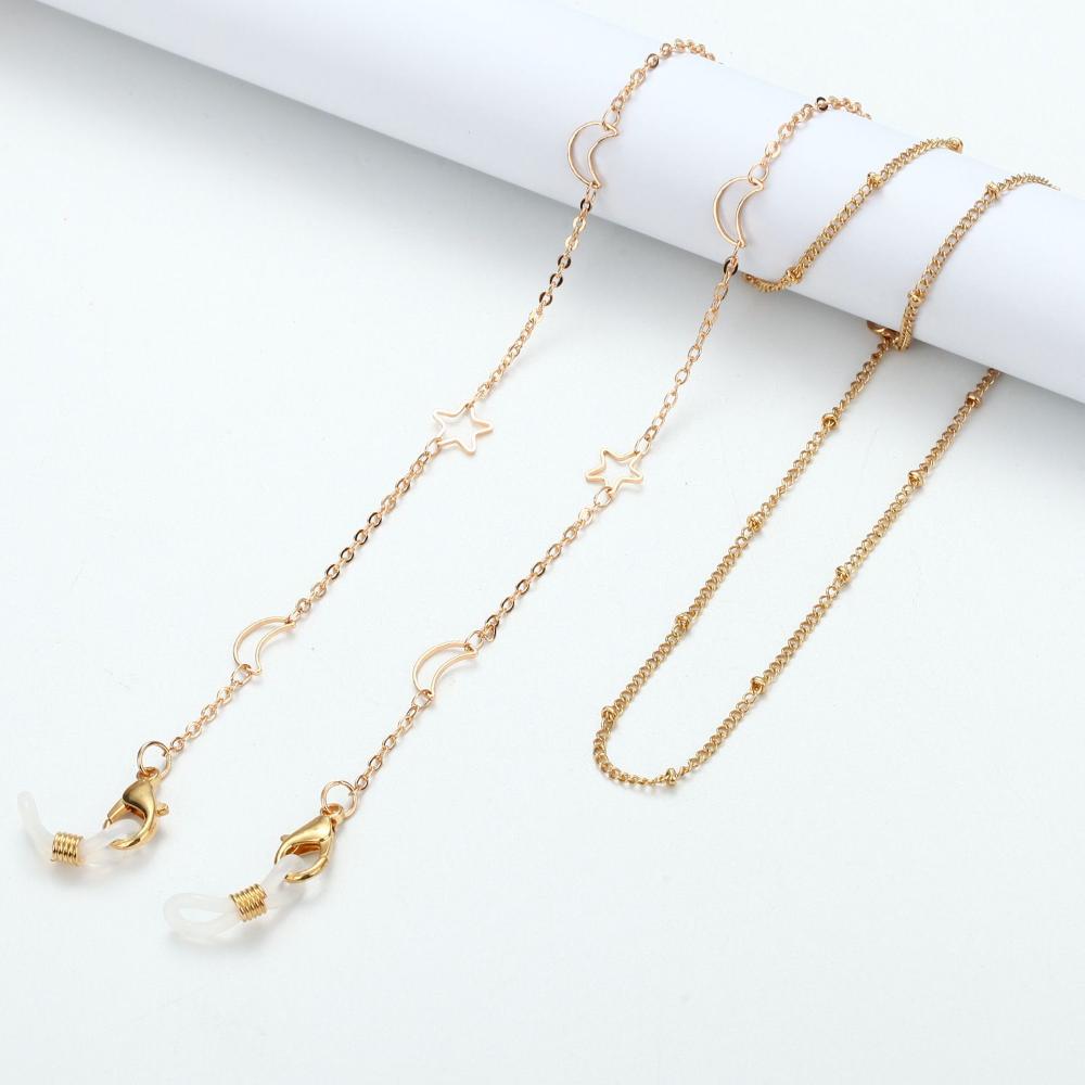 Jewelry Disc Metal Pearl Hangi - Mask Chain Holder recension och pris