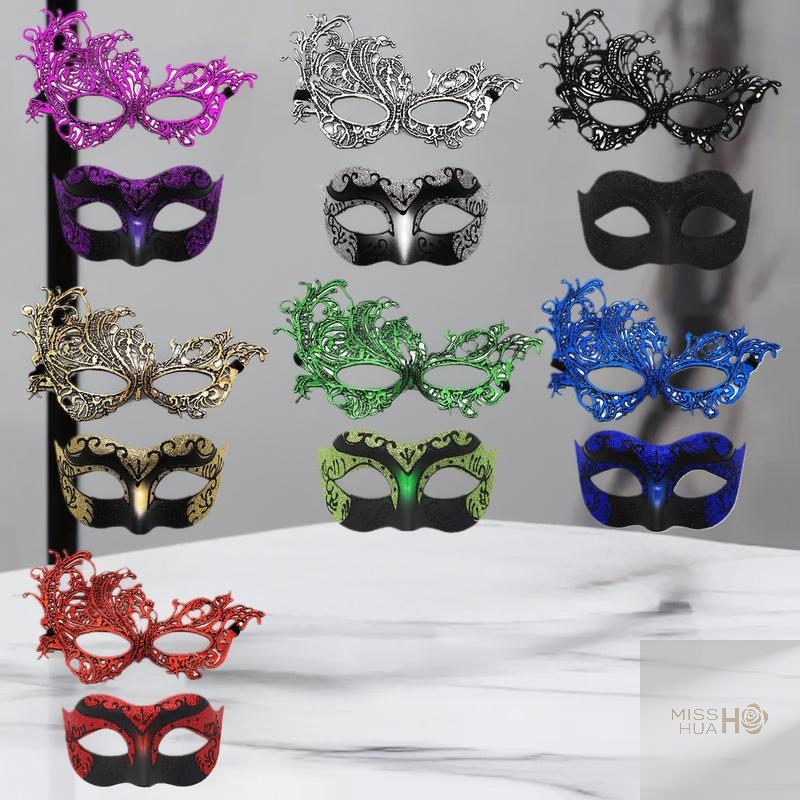 Set of 2, Couple's Elegant Bla - Black Face Mask Pack recension och pris