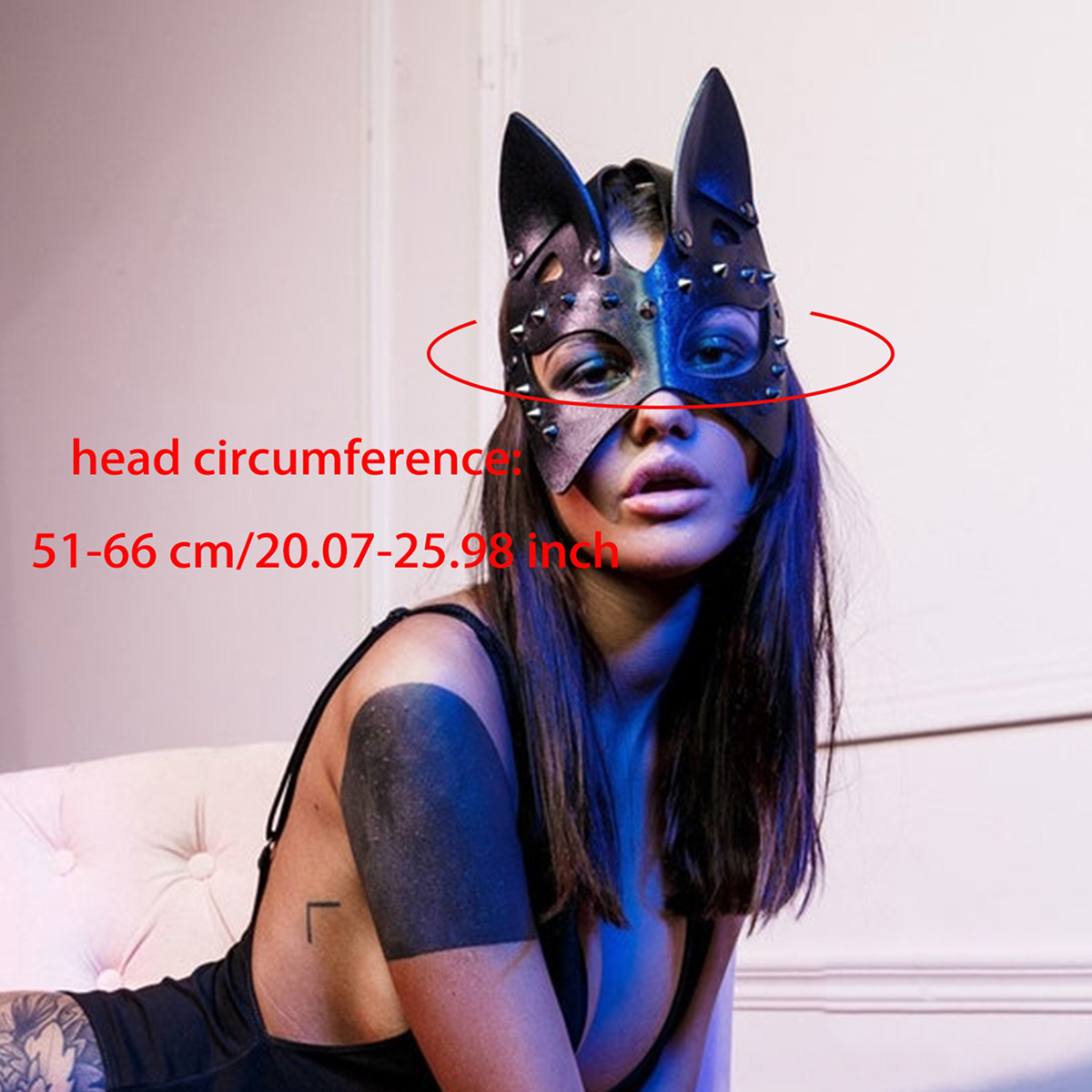Women's Fashion Black Cat Mask - Black Face Mask Pack recension och pris