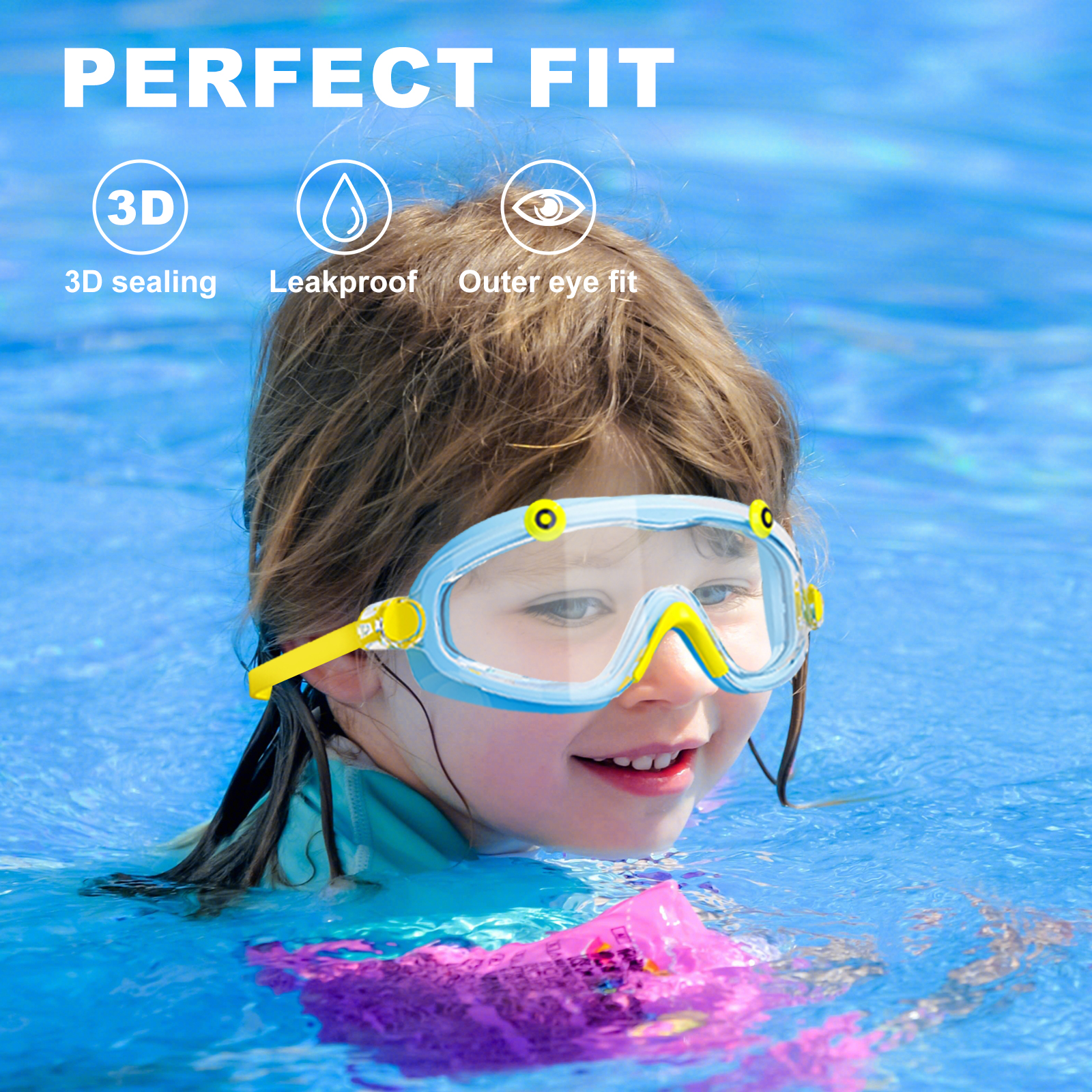 Kids Swim Goggles Boys Girls A - Anti Pollution Mask recension och pris