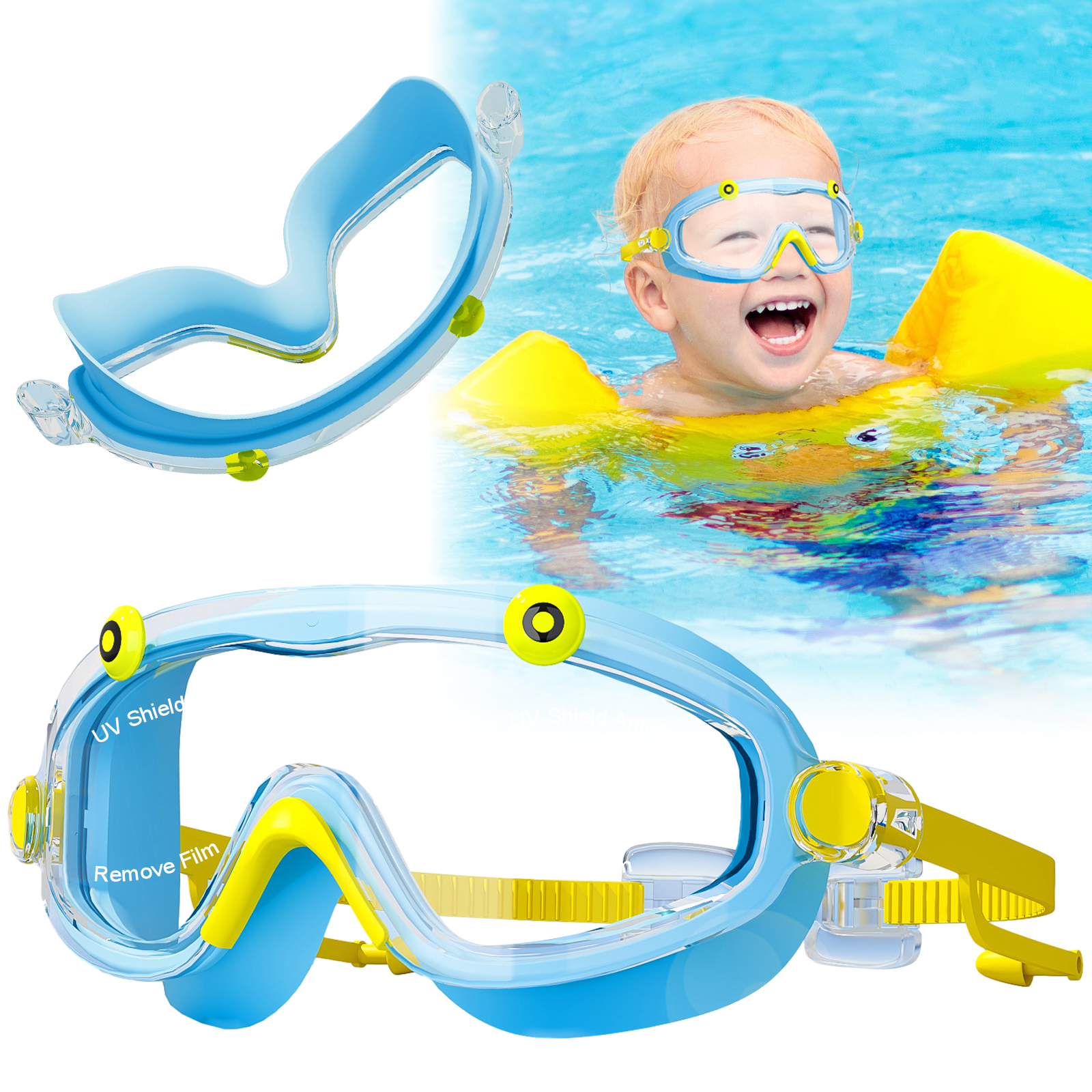 Kids Swim Goggles Boys Girls A - Anti Pollution Mask recension och pris