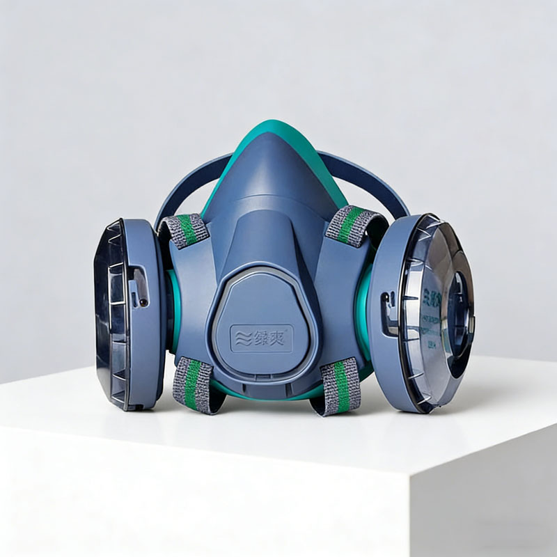Dual Filter Silicone Half Face - Respirator Half Face recension och pris