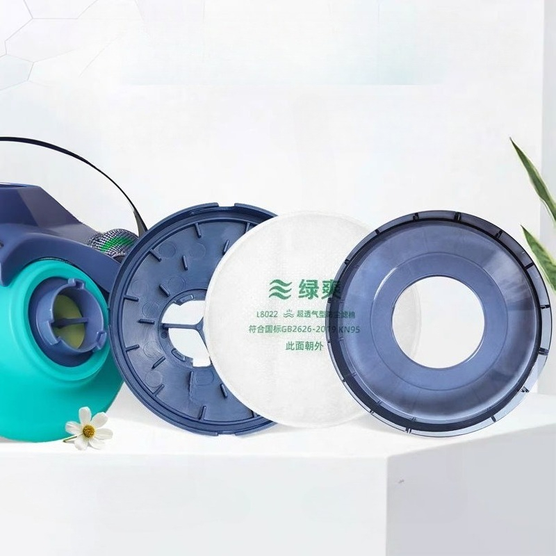 Dual Filter Silicone Half Face - Respirator Half Face recension och pris