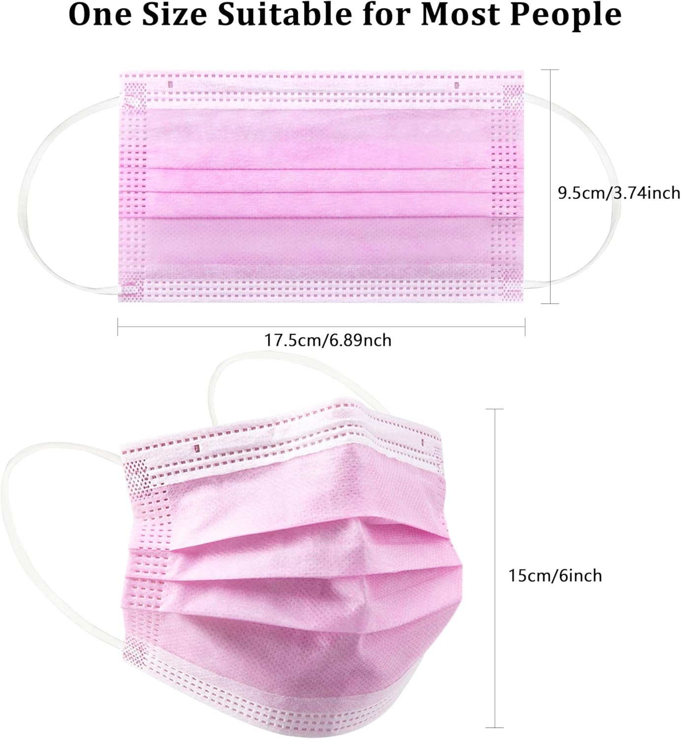 Great Value Pack! Pink Disposa - Disposable Surgical Mask recension och pris