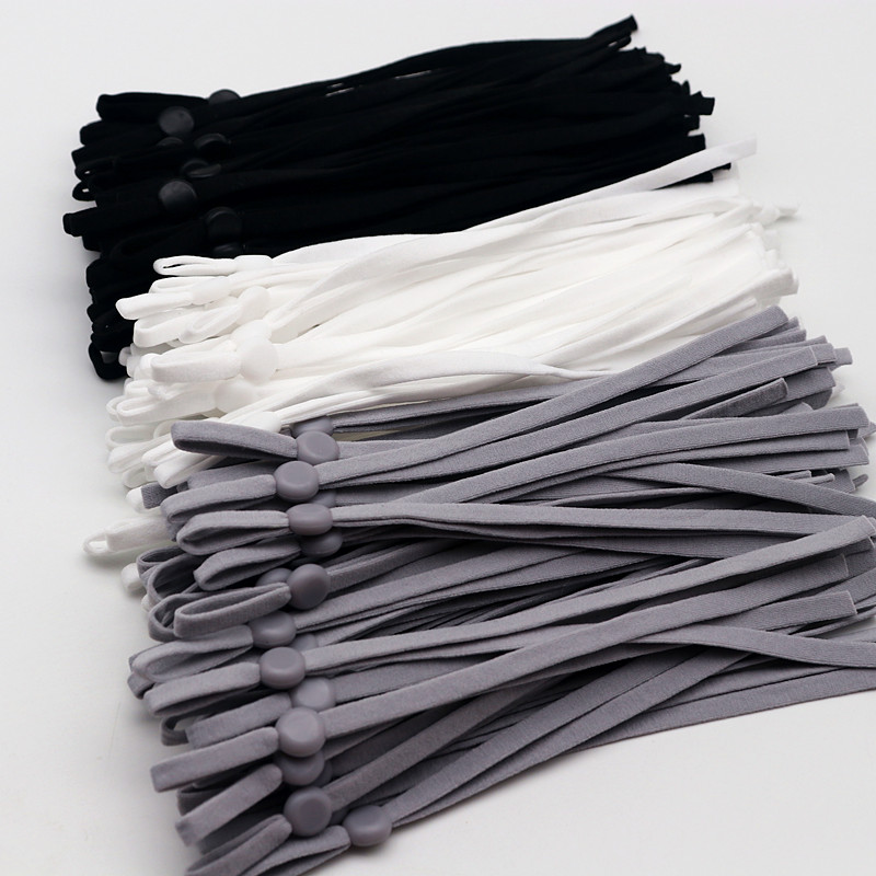 100Pcs15CM/5mm Black and White - Mask Lanyard Adjustable recension och pris