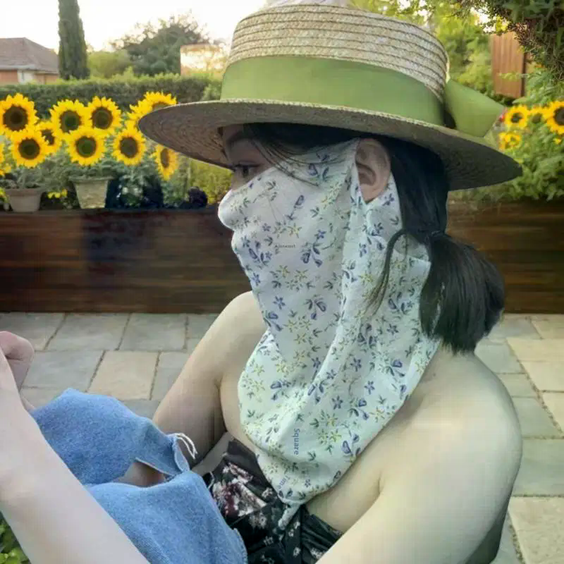 Flowers Summer Sunscreen Mask  - Kids Face Mask recension och pris